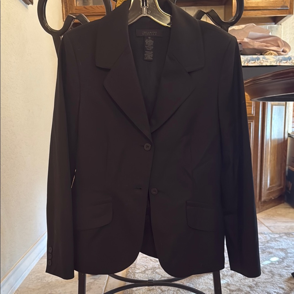The Limited stretch Black Blazer Professional Suit Jacket